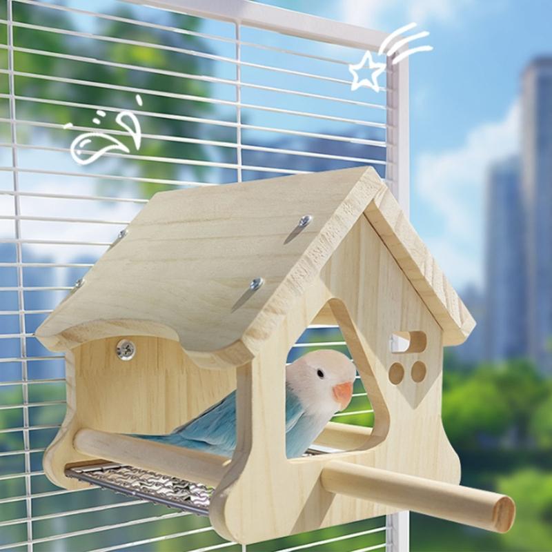 Parrots Grinding Scratchers Perch Bird Stand Cage Toy House Rack Toy Grinding Perch Birdhouse Supplies