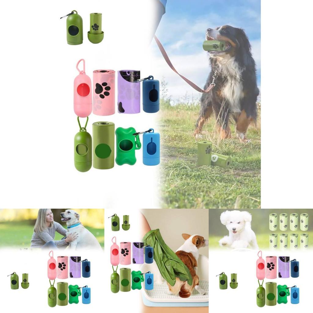 Eco-friendly Thickened Biodegradable Pet Waste Bags For Dogs And Cats In Assorted Colors