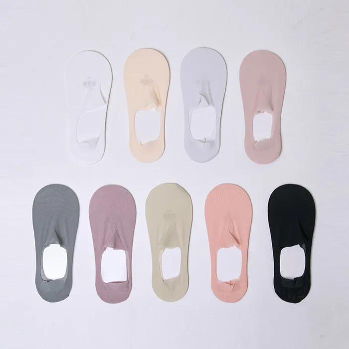 Nude Thin Mesh Footies
