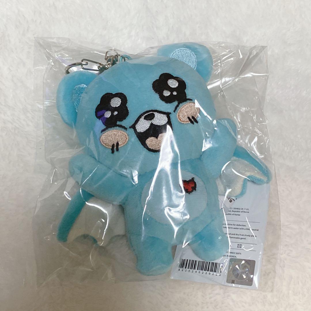 

[USED] NiziU PressPlay Bear Plush Keyring Anonymous Delivery