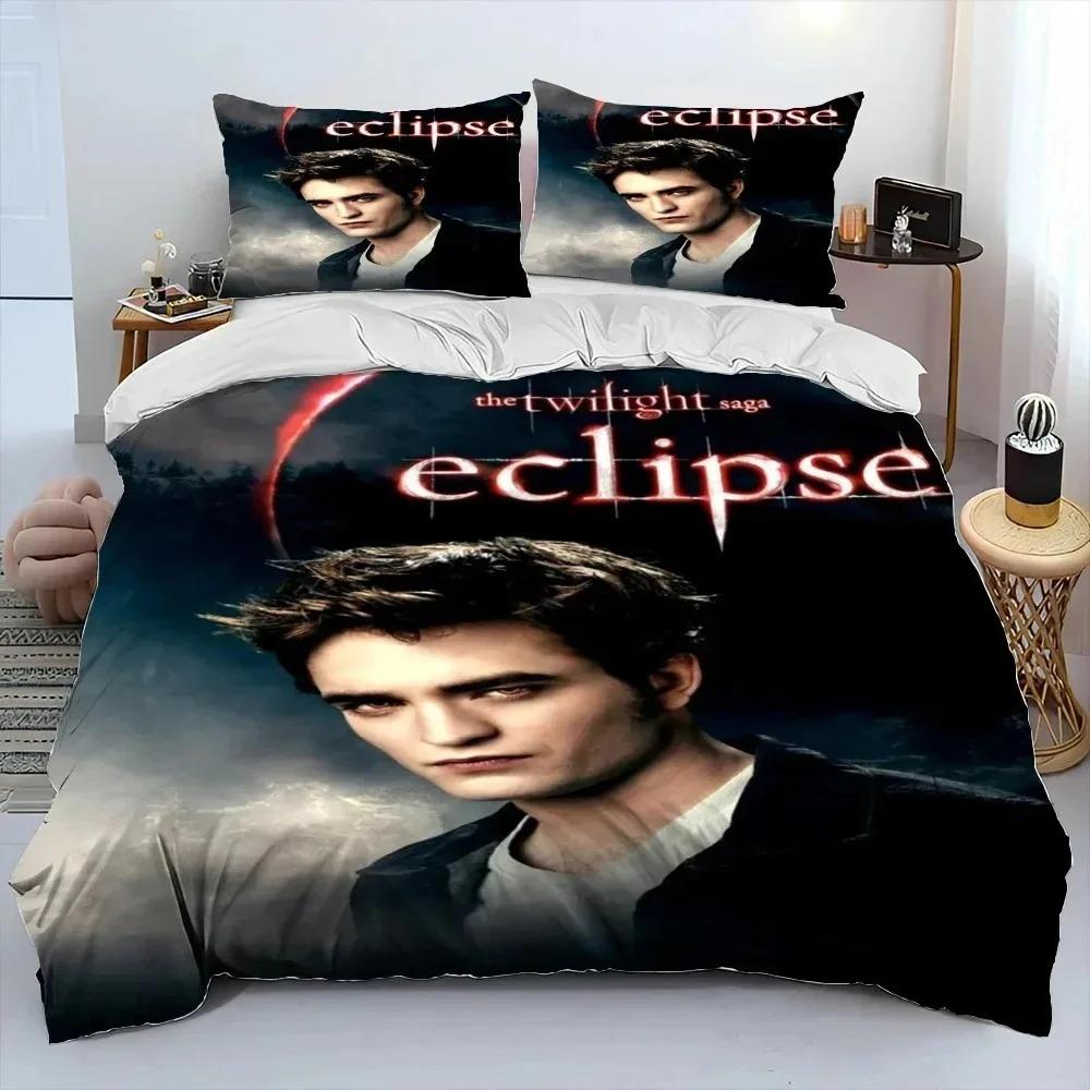 Skymningssagan Tryckta Sängkläder Utsökt Sängkläder Set Påslakan Täcke Sängkläder Set Lyxig Födelsedagspresent