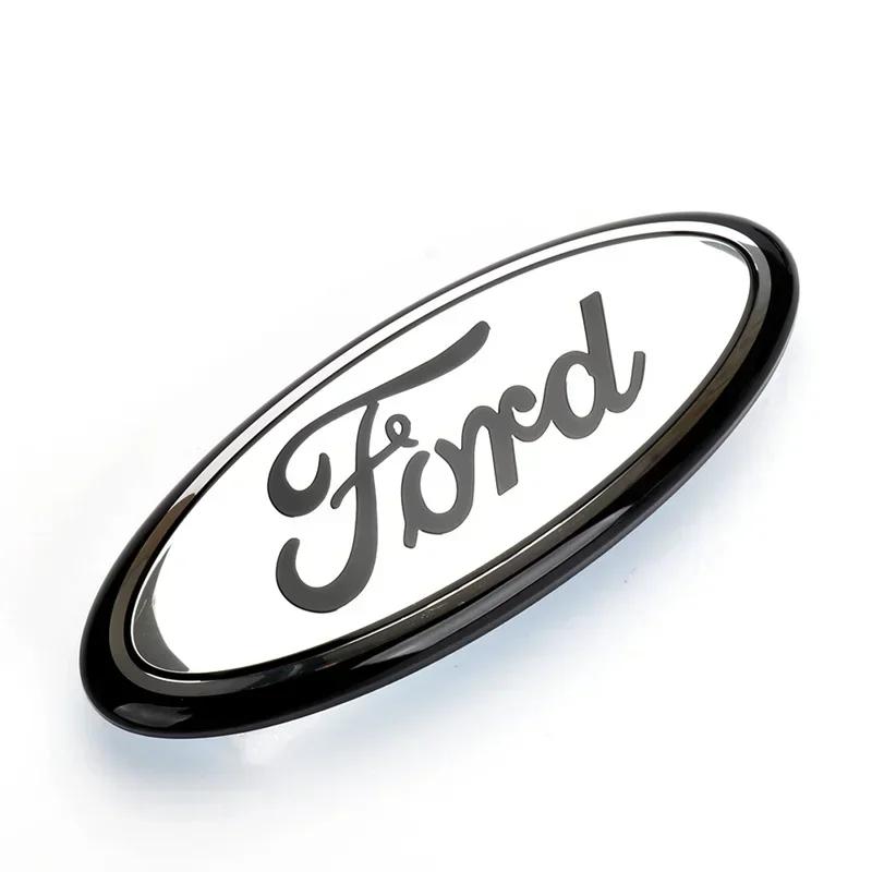 Car Sticker For Ford 17.5/23CM Car Head Cover Emblem Rear Cover Sticker Decoration for Ford Mondeo Fusion Focus Fiesta Kuga Edge