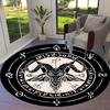 1pc Office Carpet Chair Mats Baphomet Symbol Occult Art Perfect for Decorating Office Chairs, Living Rooms, Or Bedrooms