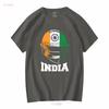 India Cricket T Shirt for Fans Jersey Indian SweaT 16716 vintage Washed Stretched designer clothes Stylish Soft Slightly