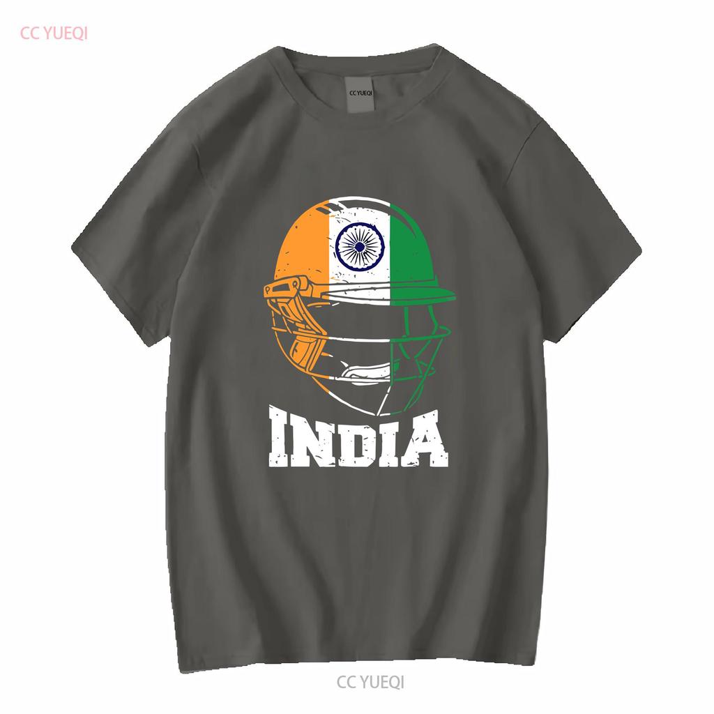 India Cricket T Shirt for Fans Jersey Indian SweaT 16716 vintage Washed Stretched designer clothes Stylish Soft Slightly