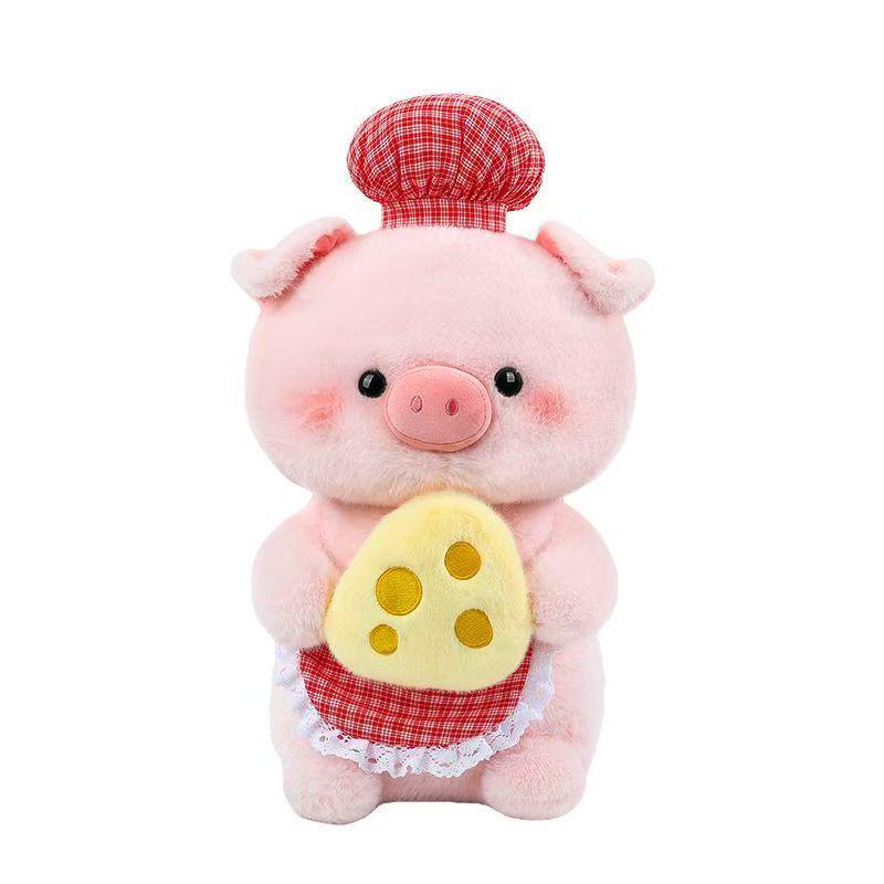 Hugging Cheese Pig Plush Doll - Soothing Gift for Girls
