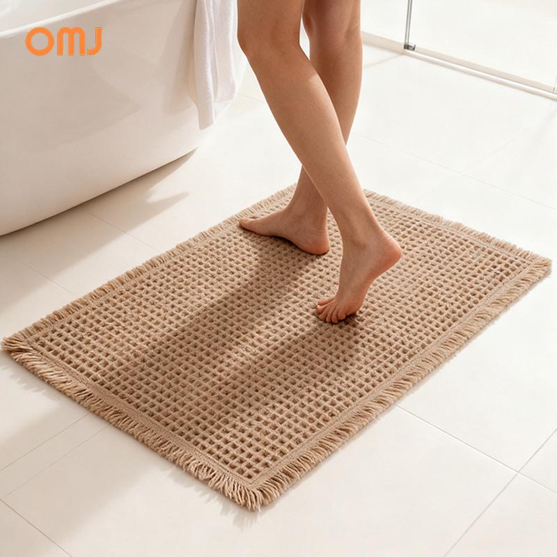 Non-slip Quick-dry Waffle Bathroom Mat