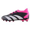 Predator Accuracy.3 MG J Low Top Soccer Shoes Kids Soccer Shoes Black White Pink GW7082