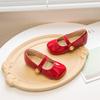 Fashion girls'  princess shoes autumn new girl single shoe soft soled girls flat shoe anti slip kids shoes versatile girl shoe