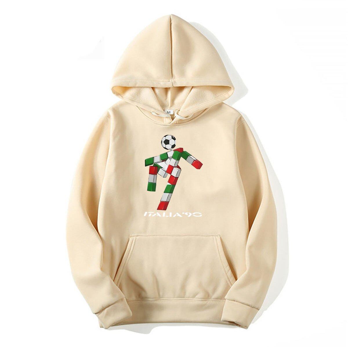 

Italy 90 1990 Italian Football World Anime Men s Oversized hoodies Popi vintage cheap goods pocket hoodies customizable S