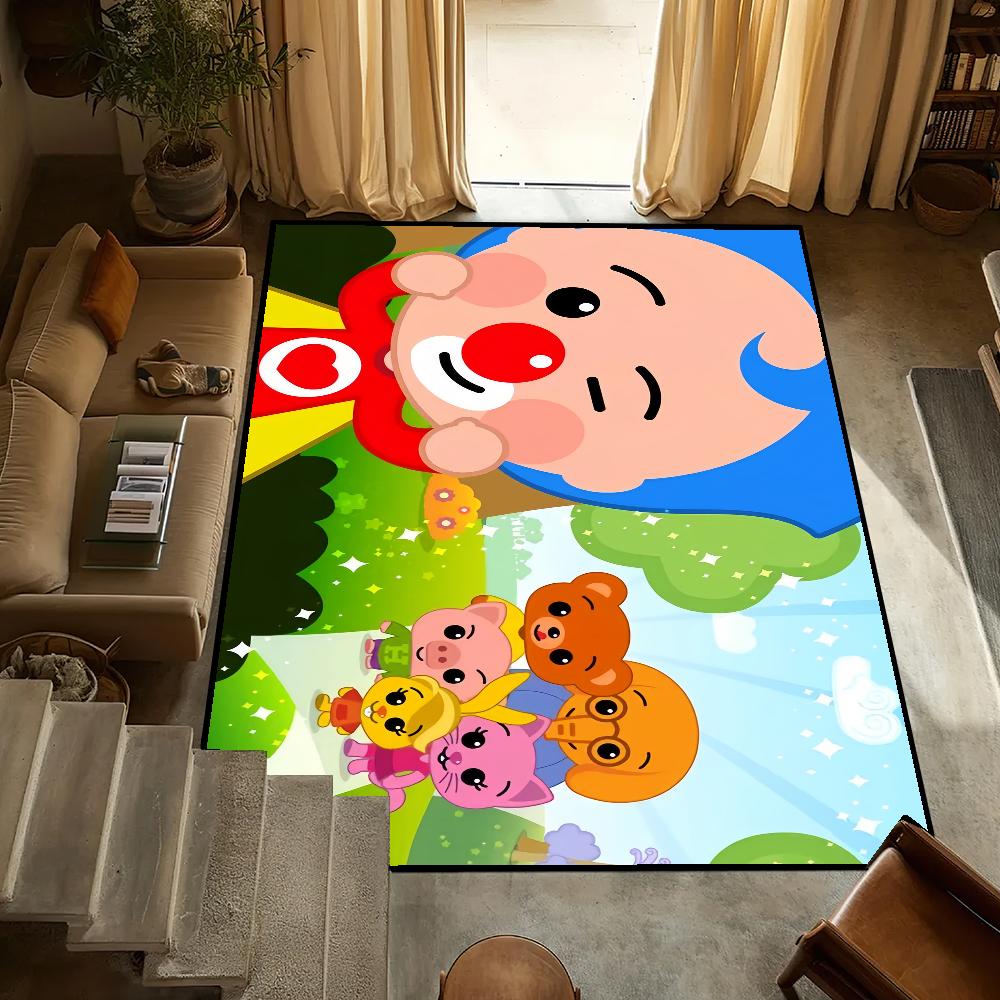 Cute Small Carpet Anti-Slip Kitchen Cartoon Plim Bedroom Handmade Tufted p-Plim Rug Baby Carpet Living Room Entrance Decoration