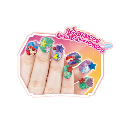 aqua nail [disney princess aqua nail studio kirameki dx] aq-n06 st mark certification ages 6 and up toy water making toy cosmetics aqua nail studio ep