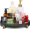 360° Rotating Vanity Storage Box Tray Spinning Cosmetics Organizer for Dresser Bathroom Countertop Desktop Storage Boxes
