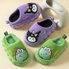 Children's Dinosaur Furry Cotton Slippers for Boys & Girls - Small, Medium, Large - Cozy Indoor Footwear for Autumn & Winter