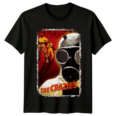 Die Crazies (1973) Filmplakat Inspiriertes 100% Baumwolle T-Shirt Herren T-Shirts Oberteil Retro 70er Jahre T-Shirt Unisex