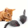 3-100 Stück Plüschmausspielzeug Interaktive falsche Mäuse Geeignet für Katzen Eingebaute Glocke und Geräusch Sicheres Katzen-Neckspielzeug für kleine Katzen