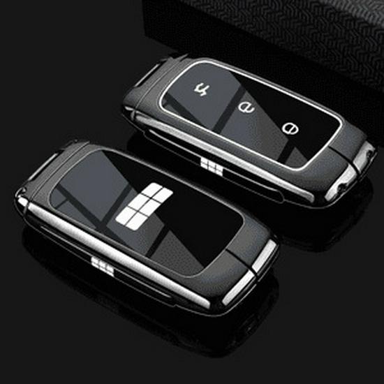 2024 Galaxy E5 Starship Explorer+ Car Metal Key Case for Geely Galaxy E5