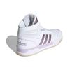 Adidas Neo Entrap Mid Durable Shock Absorption High-Top Skate Shoes Women Skate Shoes White Purple FW3480