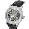 Ingersoll O Cara Pulseira de Couro Cinza Mostrador Esqueleto Automático I17501 Relógio Masculino