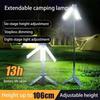 Stepless Dimming Folding Camping Light Multi-color Lighting Outdoor Waterproof Lamp  Camping Use
