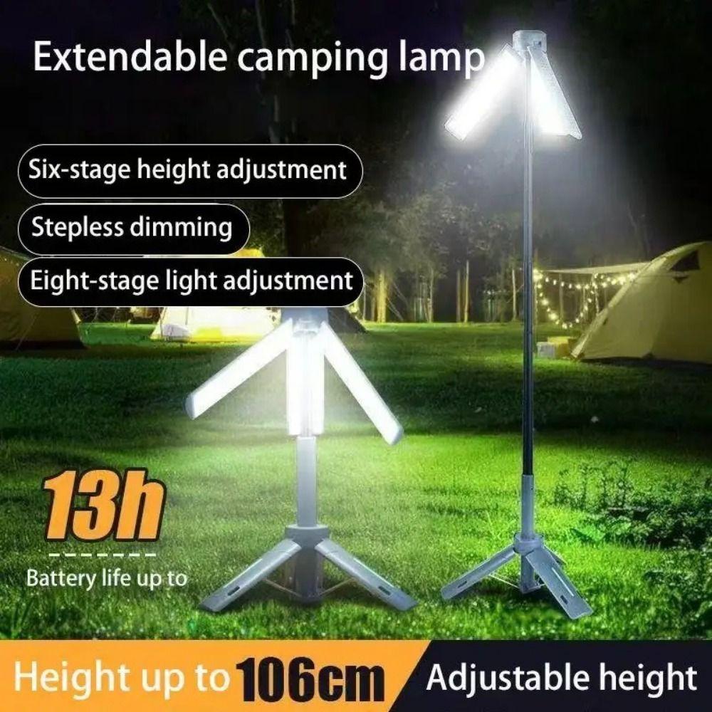 Stepless Dimming Folding Camping Light Multi-color Lighting Outdoor Waterproof Lamp  Camping Use
