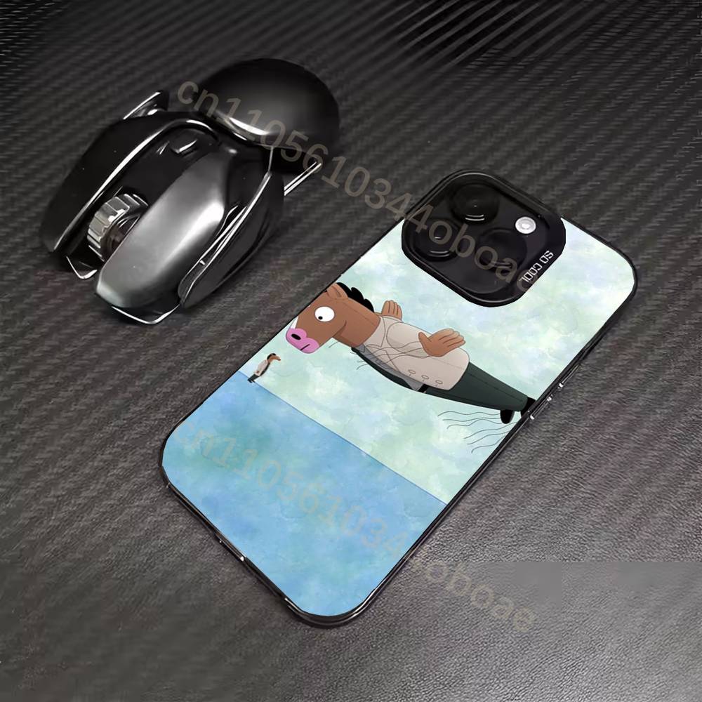B-Bojack Cartoon H-Horseman Phone Case For iPhone 17,16,15,14,13,12,11,Pro,MAX,Plus TPU Soft To Skin-friendly Cover