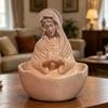 Resin Art Ornament, Decorative Table Decoration with Fine Carving, Intricate Design Ornament for Living Room Bedroom Office Home Garden Balcony