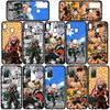 For Samsung Galaxy S25 S24 S23 iPhone 17 16 15 Xiaomi Redmi Note 14 13 12 11 Pro Max XR Phone Case Bakugou Katsuki My Hero Academia OPPO Huawei Cover