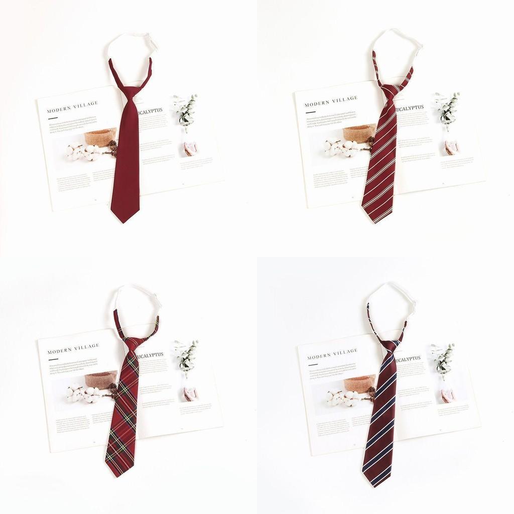 Silk Kids Tie With Striped Pattern For Graduation And School Events