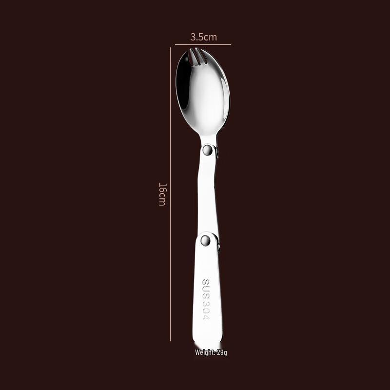 

Abay 304 Stainless Steel Foldable Salad Spoon Set