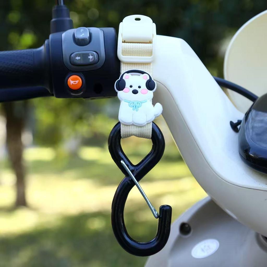 Cartoon Baby Stroller Nylon Front Hook for Electric Scooter