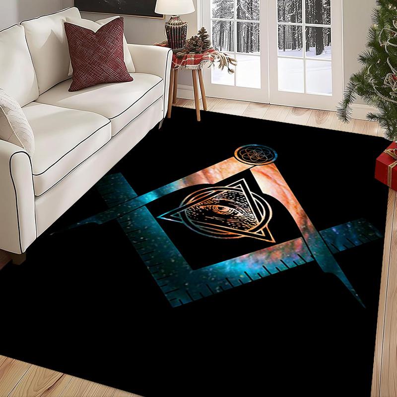 Esoteric Symbols Cosmic Harmony carpet Doormat Home Decor Protective pad Christmas gifts Fashion