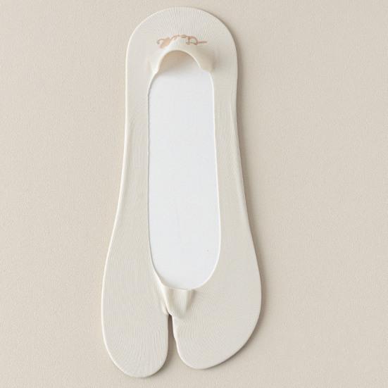 Flip Flop Tabi Socks for Women Elastic Split 2 Toe Socks Low Cut No Show Boat Sock Invisible Thin Cotton Sock