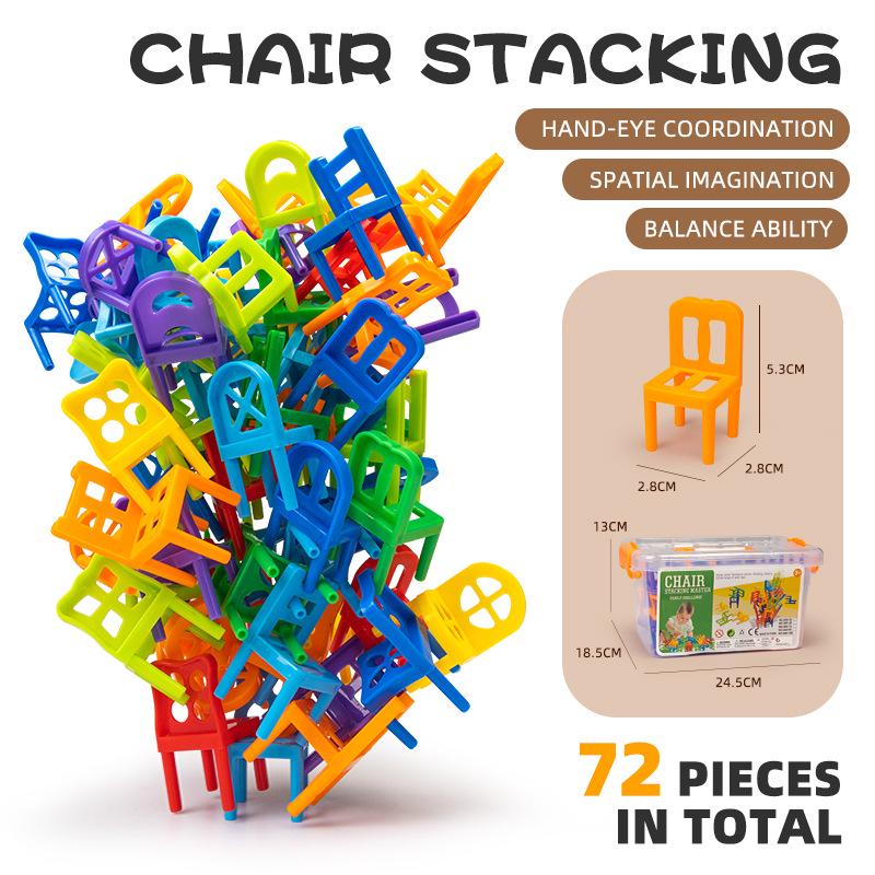 

Детская игра «Стулья-пирамидки»: Высокоуровневая логика и развивающая игрушка