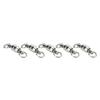 30PCS TwoWay Bearing Rotation Ring Dual Ball Fishing Connector Fishing Swivel  Fishing Accessories