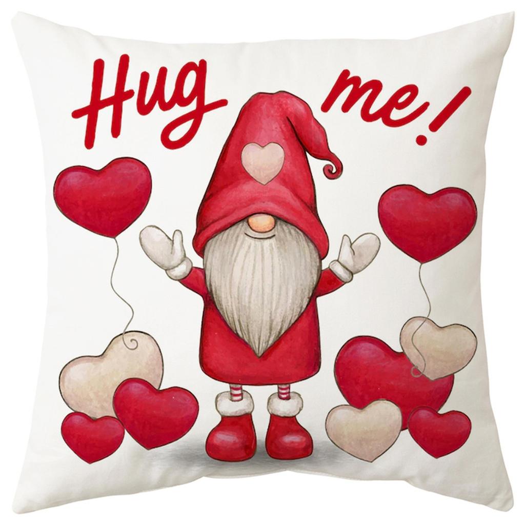 1PC Home Valentine's Day Pillowcase Decorative Pillow Case Creative Pillow Case