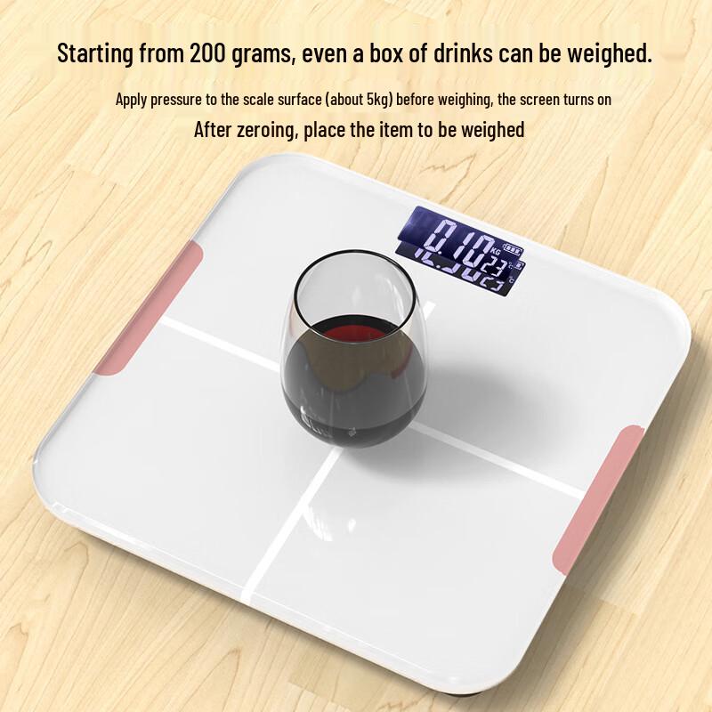 ACVER Smart Bluetooth Rechargeable Body Fat Scale