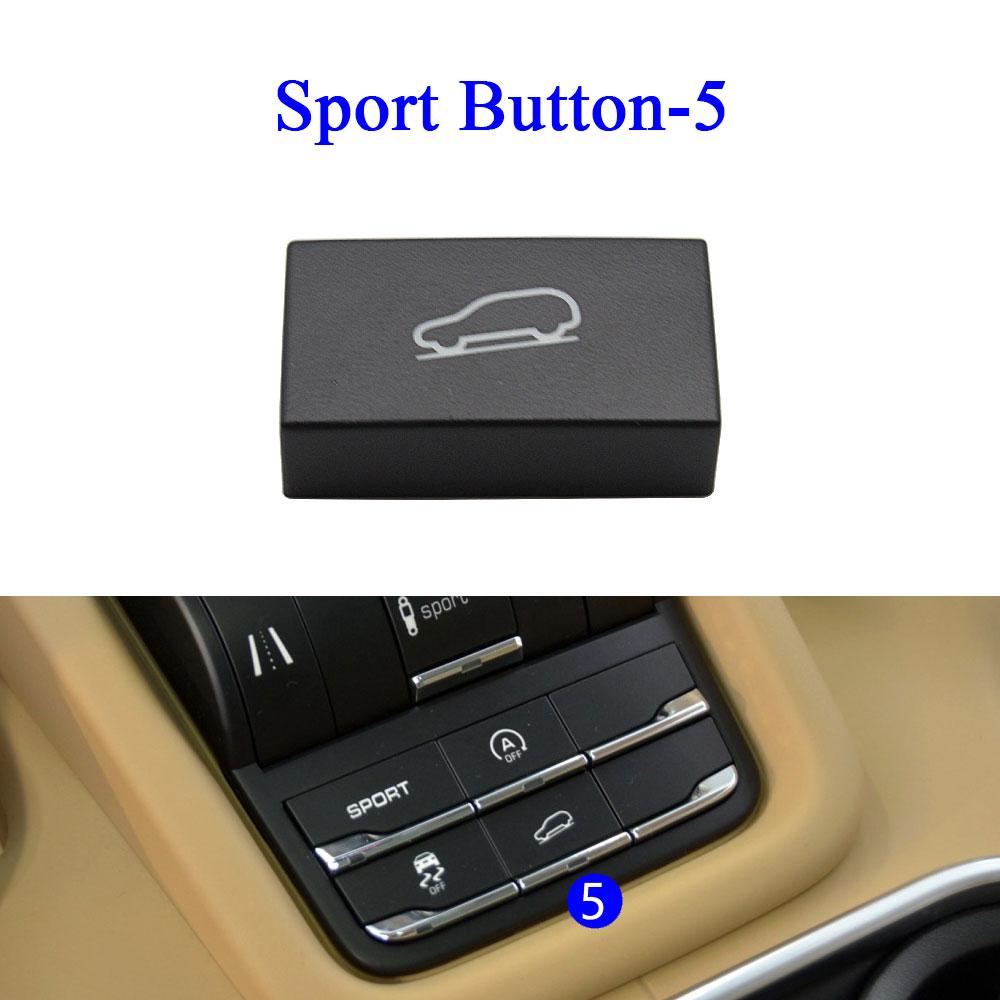 Car Front Console Drive Mode Suspension Sport Button Center Traction Control Switch For Porsche Cayenne 7P5 2010-2018
