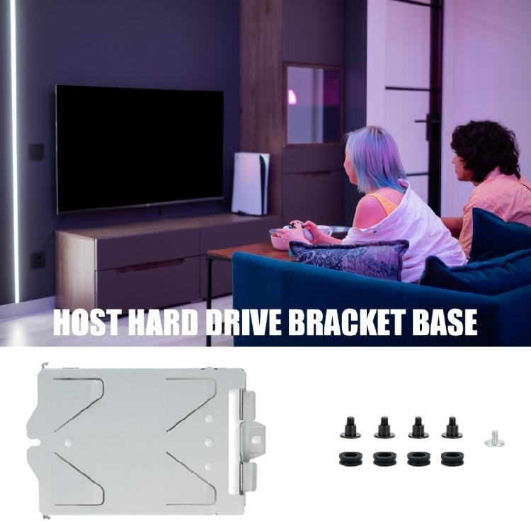 Hard Disk Drive Base Bracket for Game Console HDD Mounting Bracket Tray Support Holder with Screws Hard Drive Tray