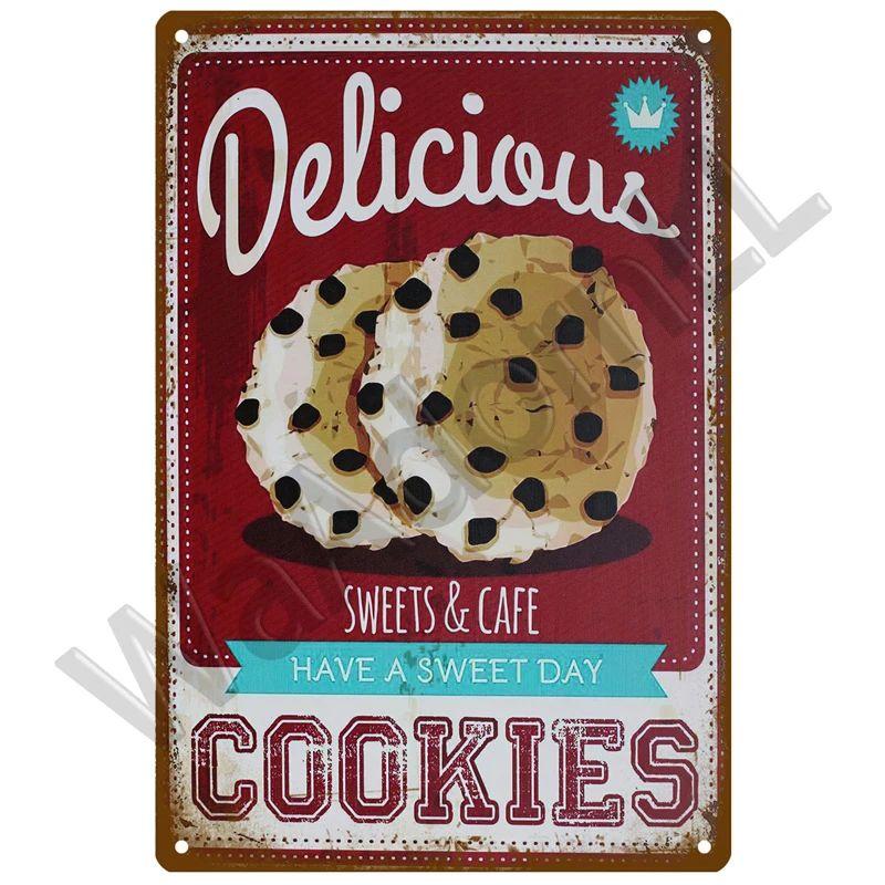 Funny Tin Sign for Kitchen Restaurant Home Decor Metal Plaque 20x30cm