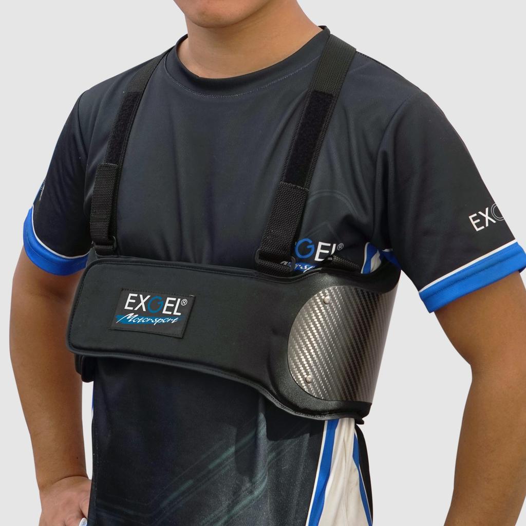 EXGEL Protector Dry Carbon Vest 17 Lite M Size AKK24M-BK