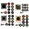 Customizable Audio Message Player Programmable Vinyl Record Fridge Magnet with 9 NFC Music Records, Retro Aesthetic Magnetic Personalized Sound