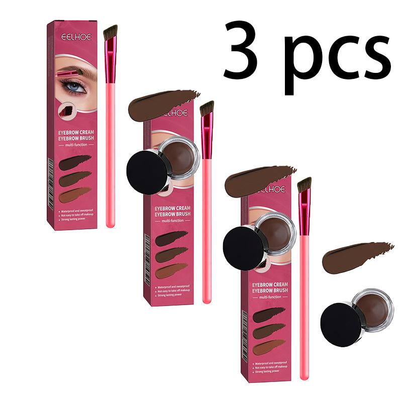 EELHOE Set de Brochas para Cejas Multifunción Rellenadores Forma Cejas Tintadas Kit de Maquillaje para Cejas Suave