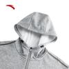 Anta Men's Fleece-Lined Hooded Sports Jacket