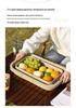 Portable Folding Picnic Basket with Large Capacity for Outdoor Camping and Car Trunk Storage