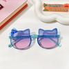 New Cute Girl Cartoon Cat Sunglasses UV400 Protection Fashion Eyewear for Baby Outdoor Shading