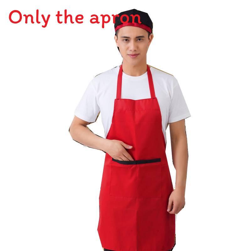 Striped And Peppers Print Sleeveless Apron For Restaurant Chefs And Waitstaff