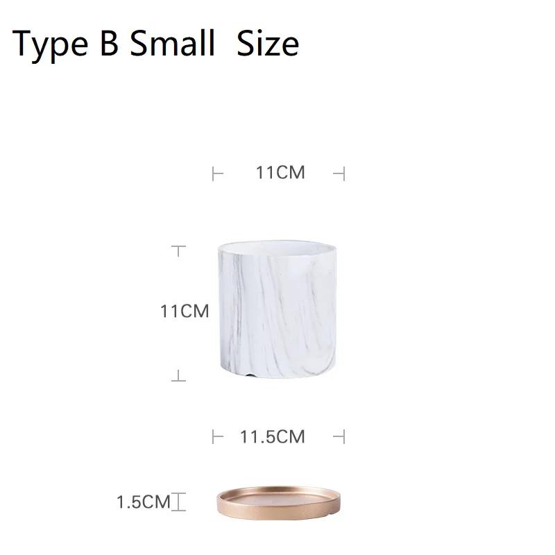 

Керамические цветочные горшки Nordic 11/14/17 см, маленькие суккулентные зеленые растения, цветочный горшок с поддоном, украшение для домашнего стола, садовые принадлежности