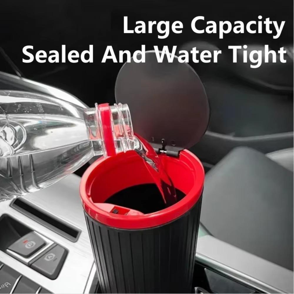 High Quality Portable Cup Holder Trash Can for Car Leak-Proof Waterproof Car Trash Bin Cup Holder Trash Can Car Interior