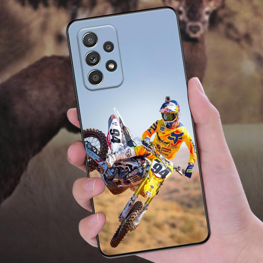 Motorbike Moto Cross Dirtbikes Phone Case For Samsung Galaxy A57 A56 A37 A55 A36 A26 A54 A52 A35 A34 A25 A17 A16 A15 A07 Cover
